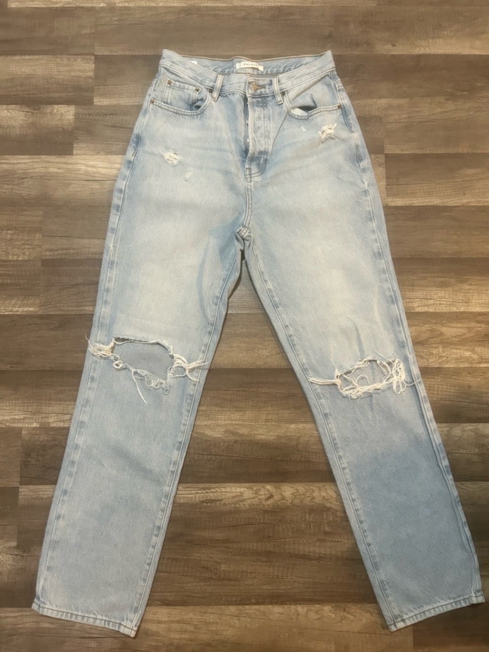Pacsun light Blue Distressed High-Waist Women’s Jeans Size 27